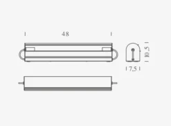 Applique Cylindrique Longue -Flos Shop applique cylindrique longue 1 5