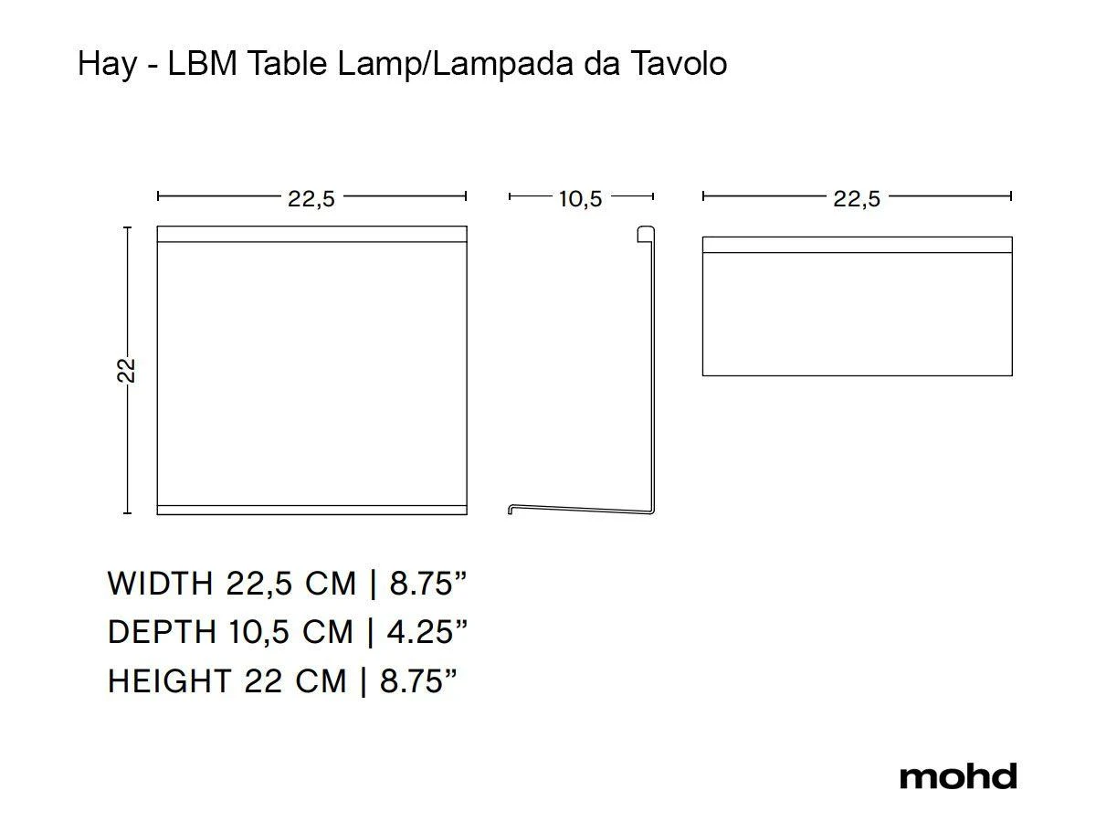 Hay Lampe De Table LBM 2 Hay Lampe De Table LBM – Image 2