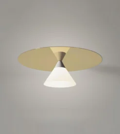 Plafonnier Plate And Cone