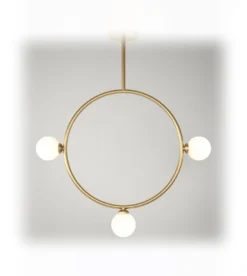 Suspension Circle Pendant - 3 Globes
